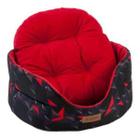Лежак для собак и кошек Katsu Yohanka shine XS, размер 46х32х18см., красный