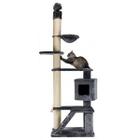 Домик-когтеточка для кошек Trixie Tizian, размер 77x57x240см., серый