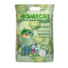 Наполнитель для кошачьего туалета Homecat Зеленое яблоко, 5.07 кг, 12.5 л