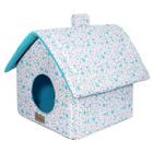 Дом-конура для животных Гамма Аттика, размер 36x36x38см., голубой