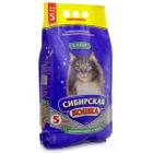 Наполнитель для кошачьего туалета Сибирская кошка Супер, 3.1 кг, 5 л