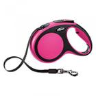 Поводок-рулетка для собак Flexi New Comfort S Tape, розовый