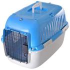 Переноска-клиппер для собак и кошек Fauna International Explorer Sport, размер 57х38х38см., голубой с серым