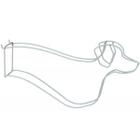 Вешалка для одежды собак Trixie Display for Dog Clothes, размер 8×27×50см., серый