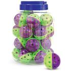Игрушка для кошек Triol Мяч-погремушка, размер 20x20x10см., 25 шт., фиолетово-зеленый