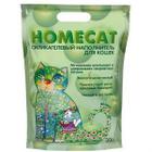 Наполнитель для кошачьих туалетов Homecat Зеленое Яблоко, 12.09 кг, 30 л