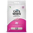 Наполнитель для кошачьего туалета CAT"S WHITE  Baby Powder scented, 8.5 кг, 10 л