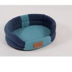 Лежак для собак Katsu Animal L, размер 79х65см., синий/голубой