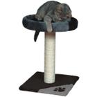 Когтеточка для кошек Trixie Tarifa, размер 35х35х52см., серо-черный
