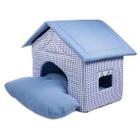 Домик для животных Гамма Садовый, размер 46х50х45см., голубой