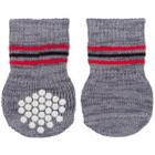 Носки для собак Trixie Dog Socks L, серый